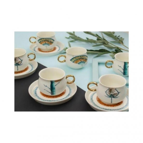 Sembol Camelot 6lı Kahve Takımı HARLEM-131