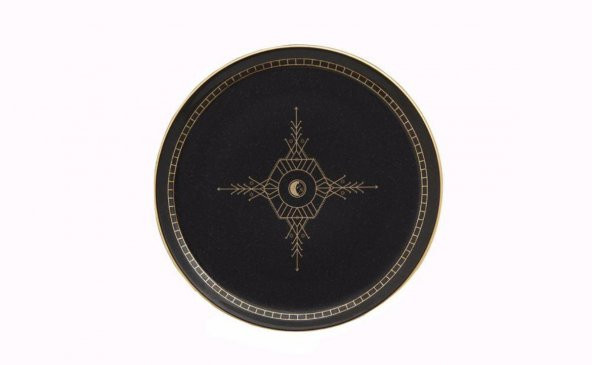 Porland Night Magic Desen1 Düz Tabak 20 cm  04ALM005338