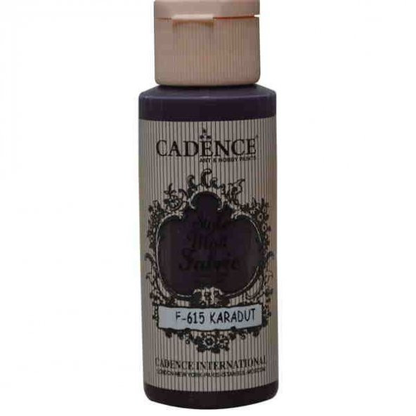 Cadence Style Matt Fabric Kumaş Boyası F-615 Karadut