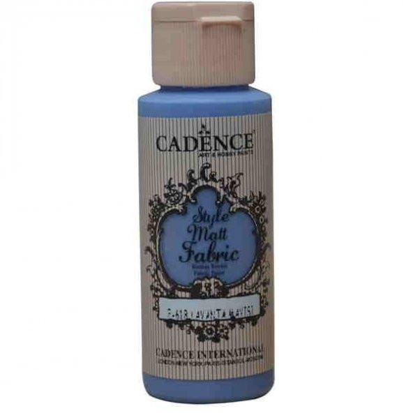 Cadence Style Matt Fabric Kumaş Boyası F-618 Lavanta Mavisi