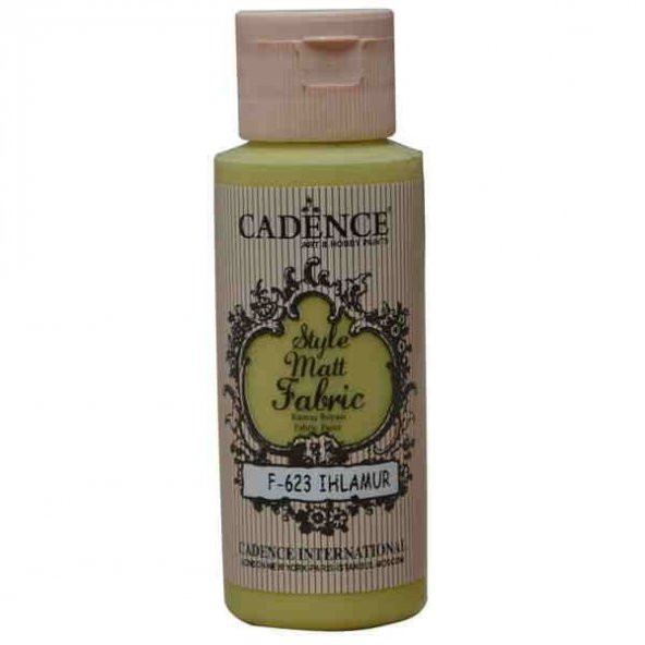 Cadence Style Matt Fabric Kumaş Boyası F-623 Ihlamur