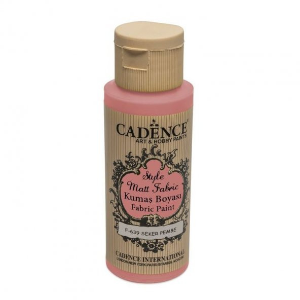 Cadence Style Matt Fabric Kumaş Boyası F-639 Şeker Pembe