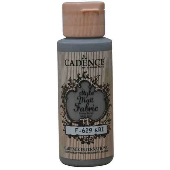 Cadence Style Matt Fabric Kumaş Boyası F-629 Gri