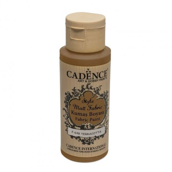 Cadence Style Matt Fabric Kumaş Boyası F-648 Terracotta
