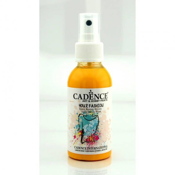Cadence Your Fashion Sprey Kumaş Boyası 100 ml. 1102 GÜNEŞ SARI
