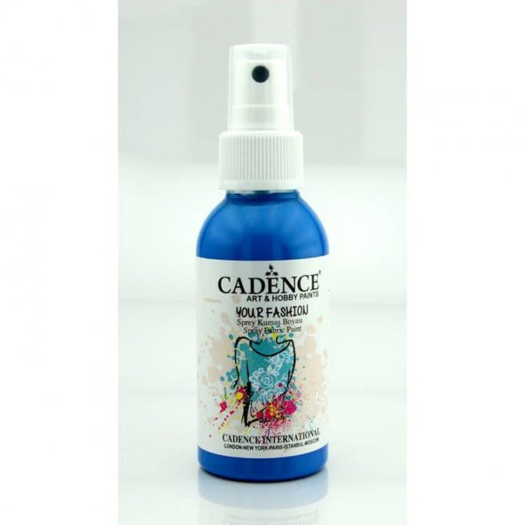 Cadence Your Fashion Sprey Kumaş Boyası 100 ml. 1109 DENİZ MAVİ