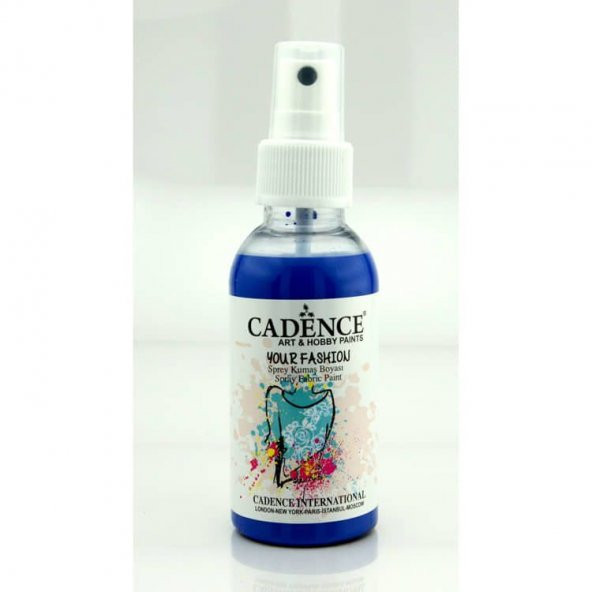 Cadence Your Fashion Sprey Kumaş Boyası 100 ml. 1110 MARİN MAVİ