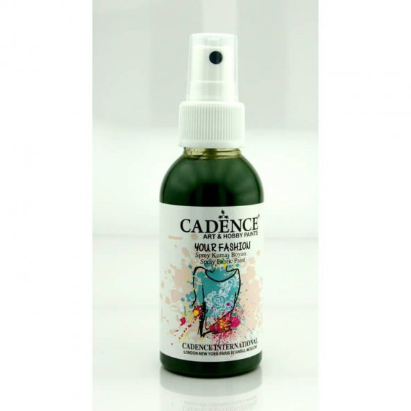 Cadence Your Fashion Sprey Kumaş Boyası 100 ml. 1113 YAPRAK YEŞİLİ