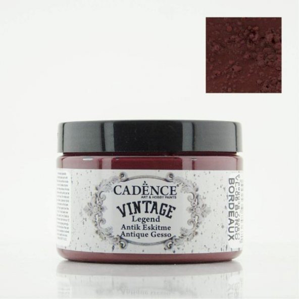 Cadence Vintage Legend Antik Eskitme 150 ml. VL-05 BORDO