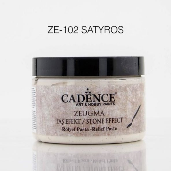 Cadence Zeugma Taş Efekti Rölyef Pasta ZE-102 SATYROS