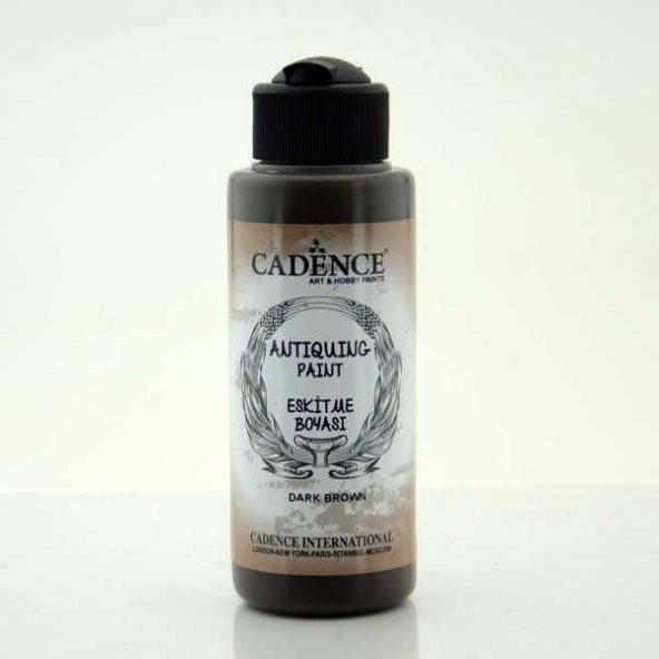 Cadence Eskitme Boyası 120 ml. 300 Dark Brown (Koyu Kahve)