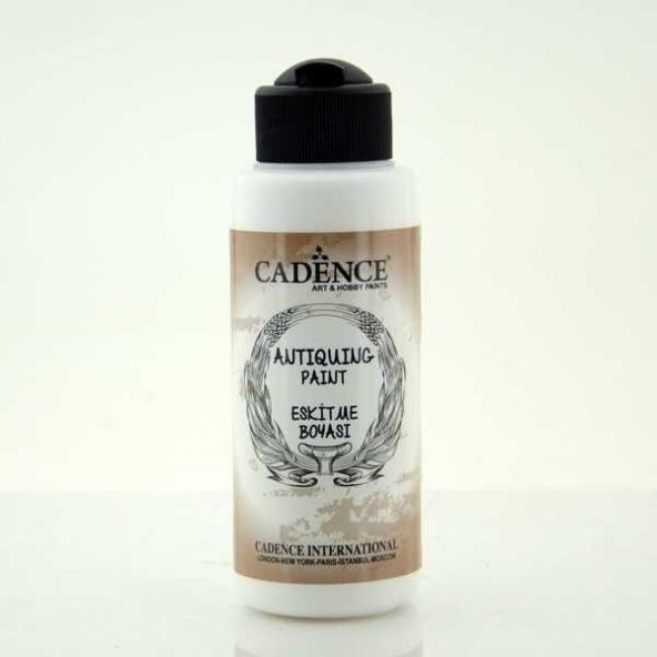 Cadence Eskitme Boyası 120 ml. 309 White (Beyaz)