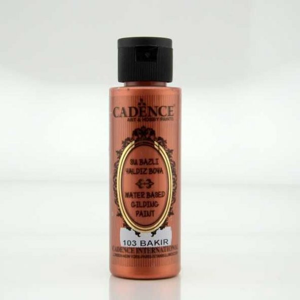 Cadence Su Bazlı Yaldız 70 ml. 103 Bakır