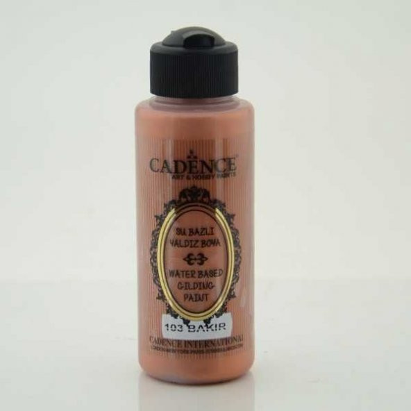 Cadence Su Bazlı Yaldız 120 ml. 103 Bakır