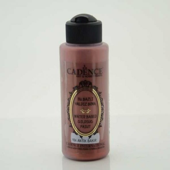 Cadence Su Bazlı Yaldız 120 ml. 104 Antik Bakır