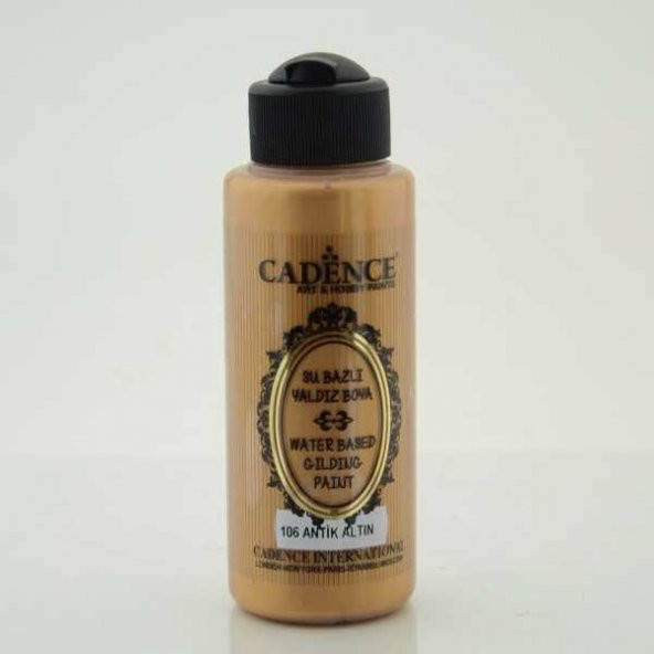 Cadence Su Bazlı Yaldız 120 ml. 106 Antik Altın
