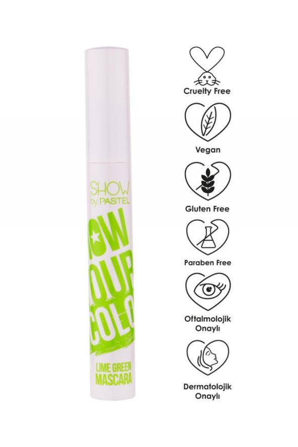Pastel Show Your Color Mascara - Lime Green - 3