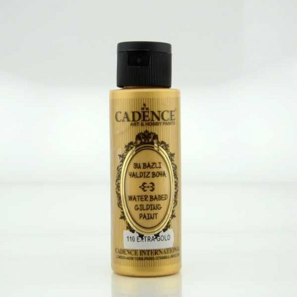 Cadence Su Bazlı Yaldız 70 ml. 110 Extra Gold