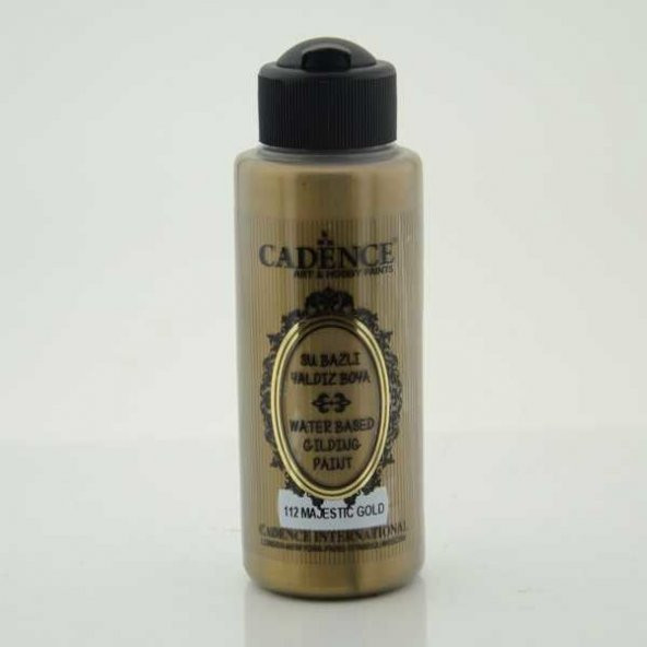 Cadence Su Bazlı Yaldız 120 ml. 112 Majestic Gold
