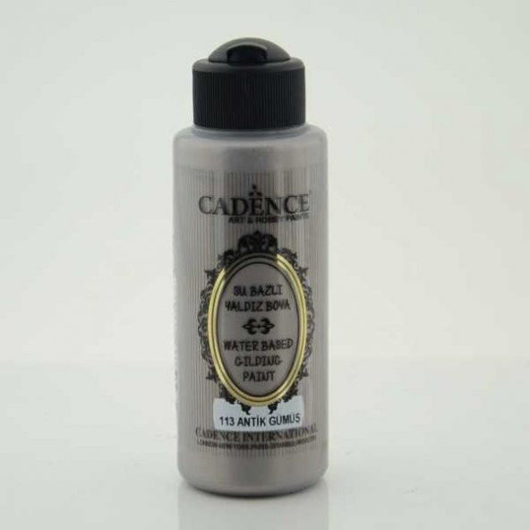 Cadence Su Bazlı Yaldız 120 ml. 113 Antik Gümüş
