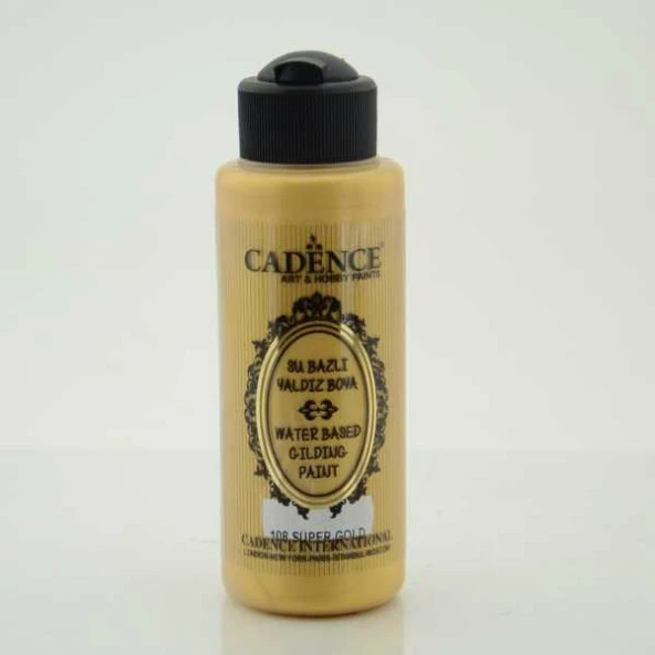 Cadence Su Bazlı Yaldız 120 ml. 108 Süper Altın