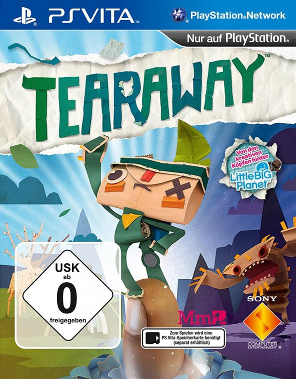 Tearaway Playstation Vita Oyun PS Vita Oyun Kutusuz