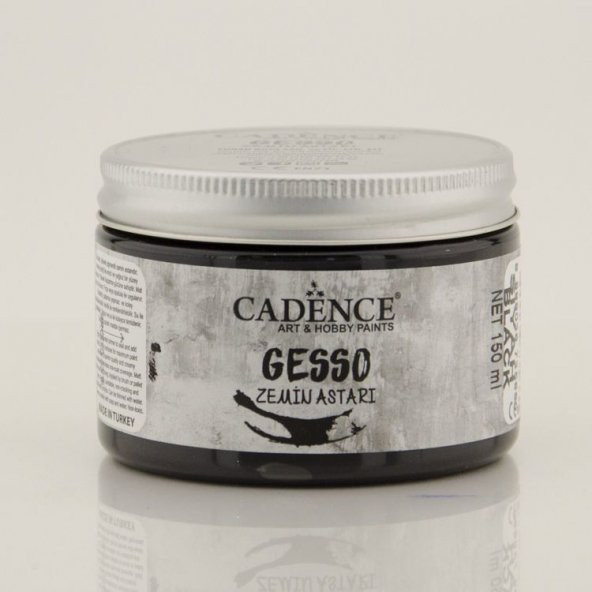 Cadence Gesso Zemin Astarı 150 ml. Siyah