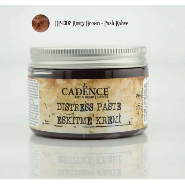 Cadence Distress Paste Eskitme Kremi 150 ml. 1302 PASLI KAHVE