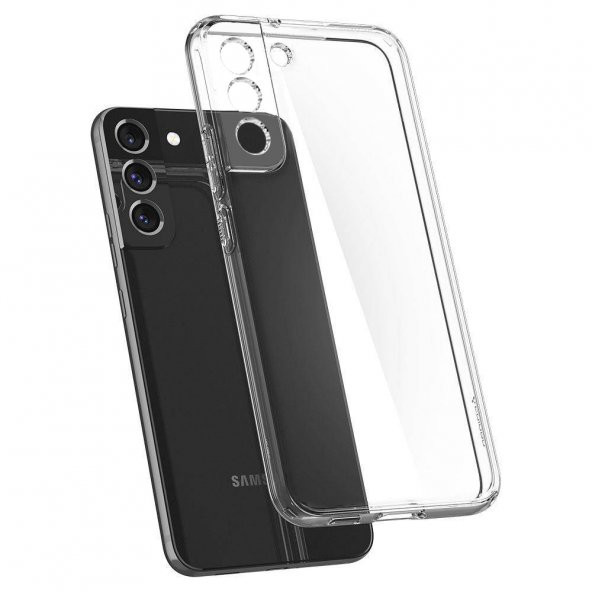 Samsung Galaxy S22 Kılıf Kamera Korumalı Silikon Şeffaf Arka Kapak - 2