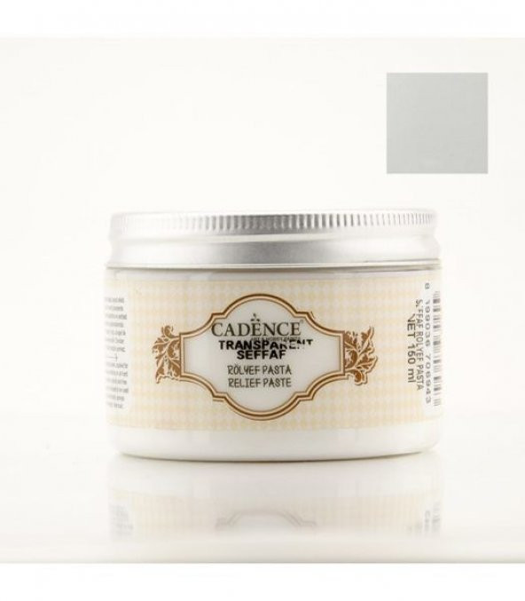 Cadence Şeffaf Rölyef Pasta 150 ml.