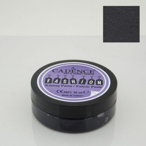 Cadence Fashion Kumaş Pasta FMP-12 METALİK SİYAH