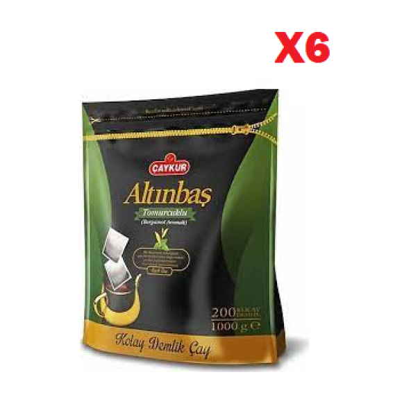Çaykur Altınbaş Demlik Poşet Çay 5 Gr 200'lü Tomurcuklu 6 Paket - 1