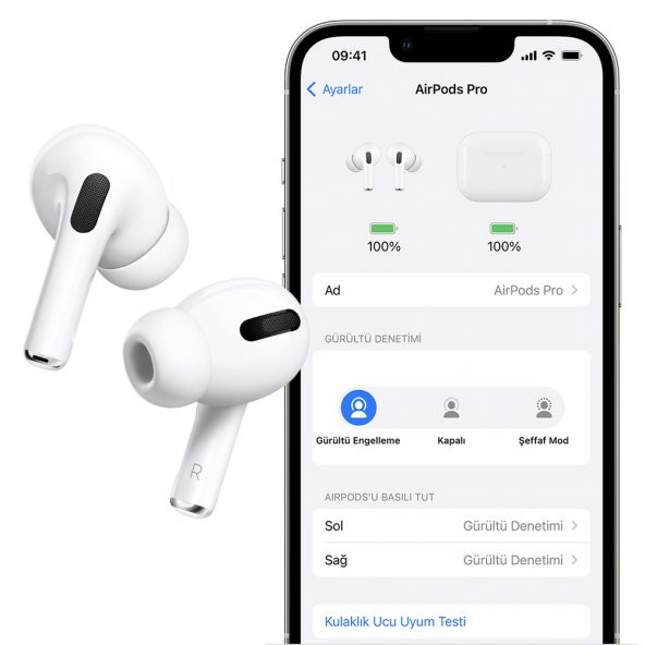 FitPlus Airpods Pro ANC TWS Kulak İçi Kablosuz Bluetooth Kulaklık - 5