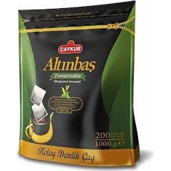 Çaykur Altınbaş Klasik Kolay Demlik Çay Tomurcuklu 200 Adet 1000 G