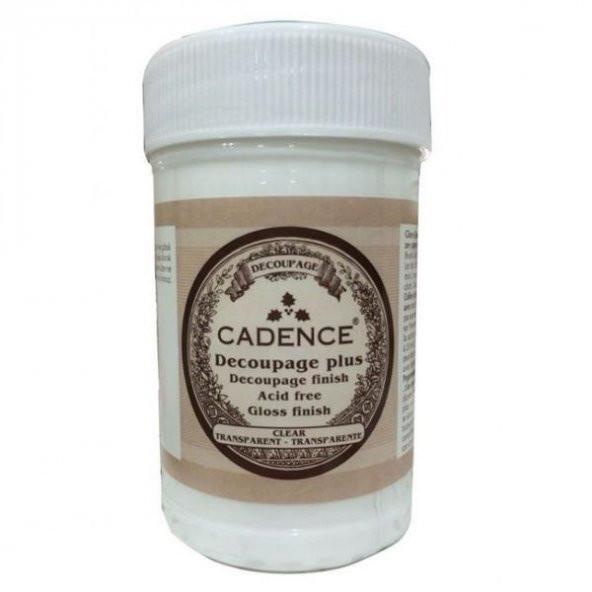 Cadence Decoupage Plus Dekopaj Tutkalı Parlak 250 ml.