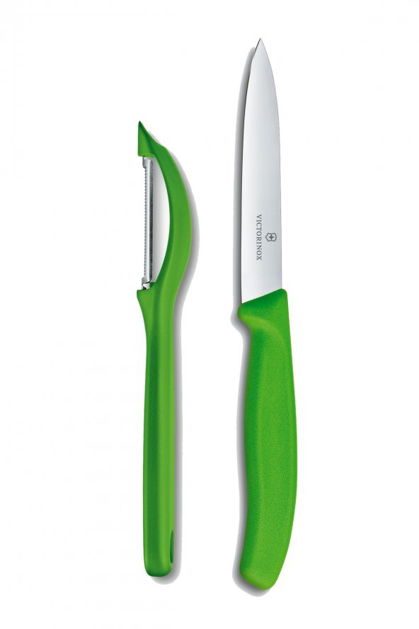 Victorinox Soyacak ve Bıçak Seti Yeşil - 1