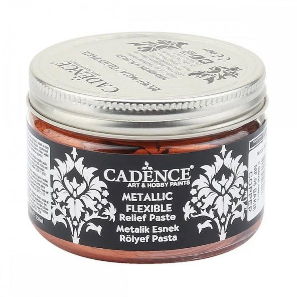 Cadence Metalik Esnek Rölyef Pasta MF-05 BAKIR