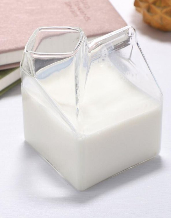 Rossel Premium Borosilikat Süt Kutusu Bardak KRD-3228 - 3