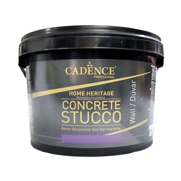 Cadence Concrete Stucco Beton Görünümlü Son Kat Kaplama 3 kg Gri / İnce ürün görseli