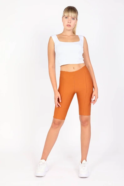 Kadın Taba Biker - Resim 4