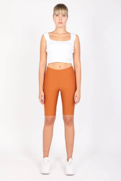 Kadın Taba Biker - Resim 5