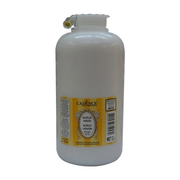 Cadence Su Bazlı Vernik YARI MAT 2 Litre