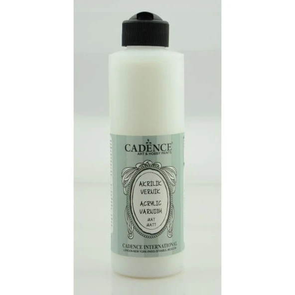 Cadence Su Bazlı Vernik MAT 250 ml.