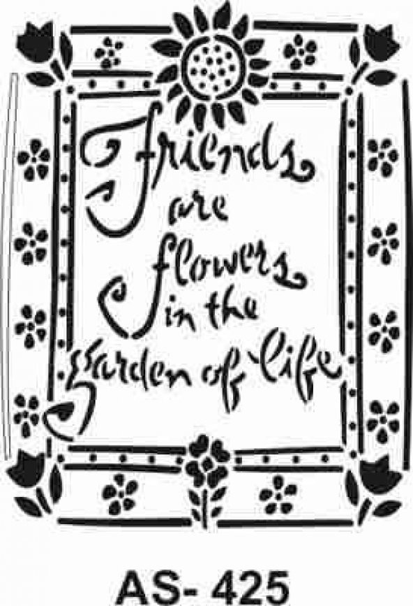 Cadence New Stencil Collection A4 AS-425