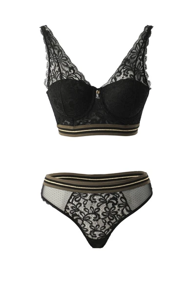 Pierre Cardin Kadın Soft Push Up Bralet Sütyen takım - Resim 2
