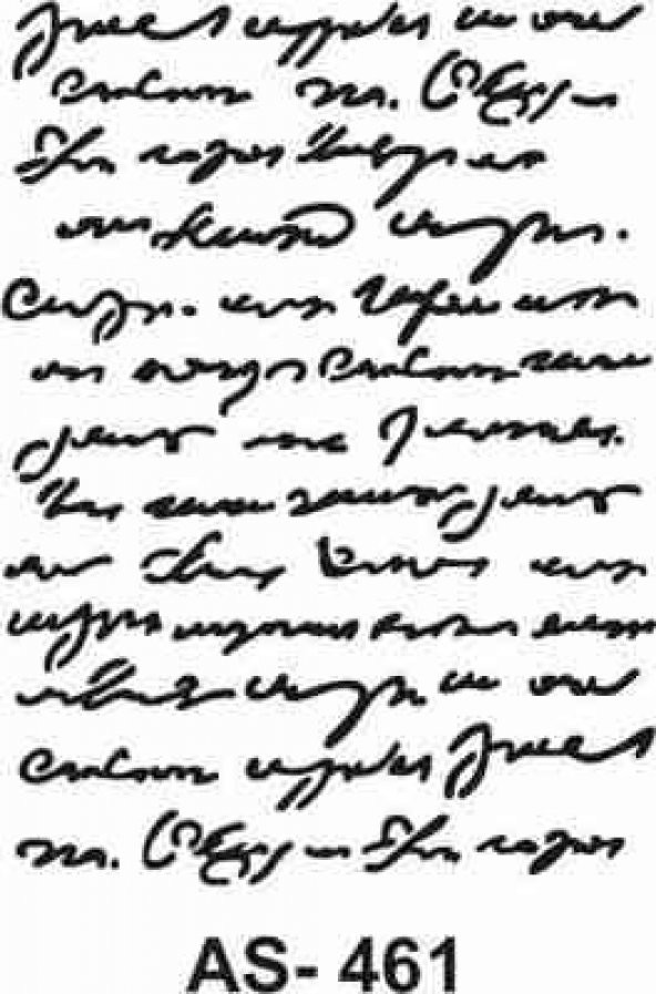 Cadence New Stencil Collection A4 AS-461 ürün görseli 1