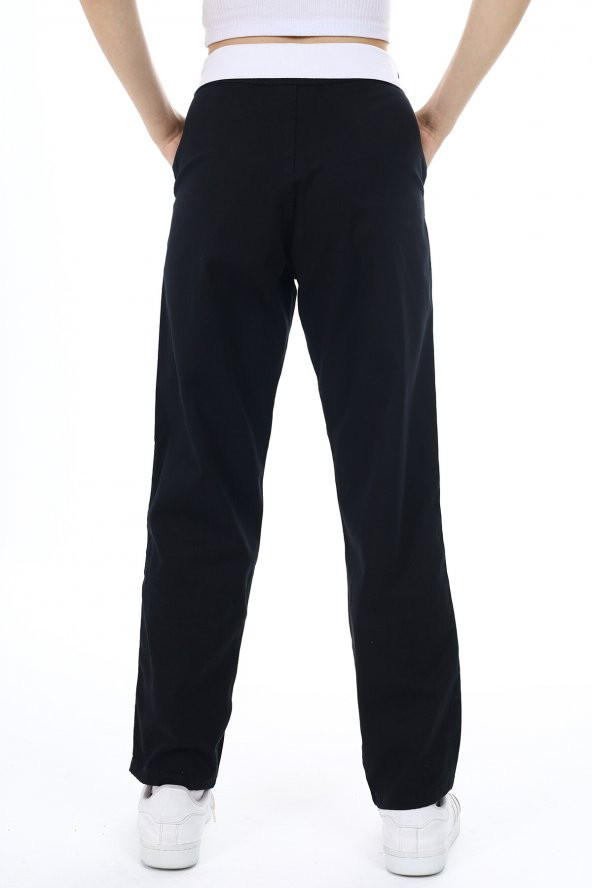 Kız Çocuk Bel İşlemeli Gabardin Pantolon 9-14 Yaş Lx253 - 7