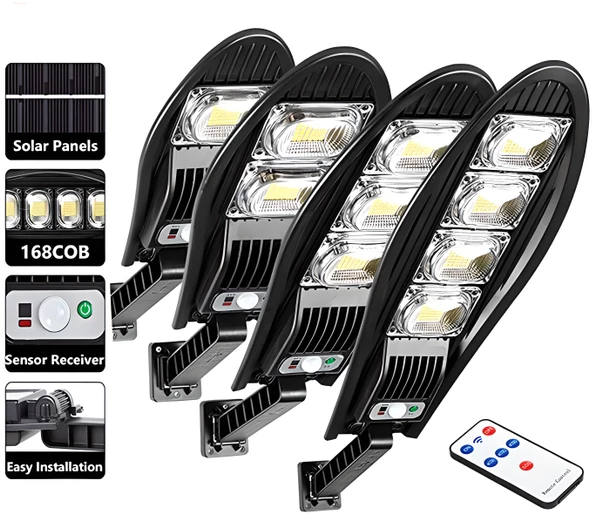 W779B GÜNEŞ PANELLİ SOLAR BAHÇE AYDINLATMASI-LAMBASI - 2