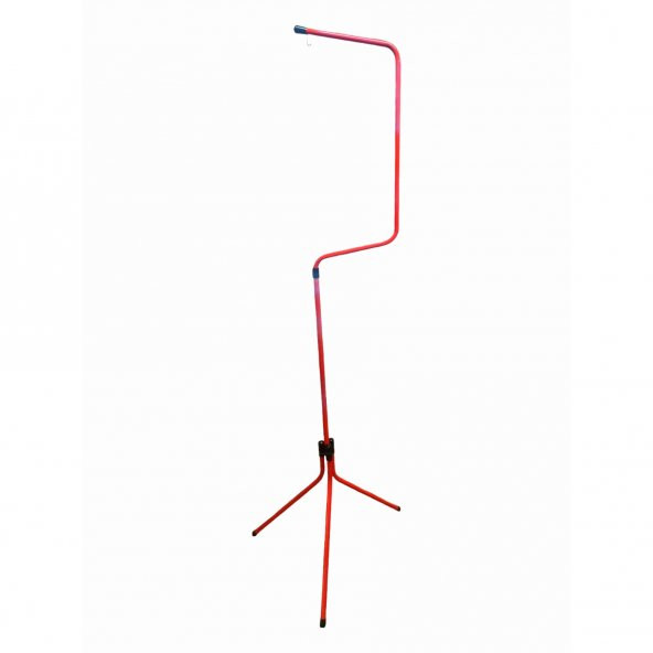 Girist Pet Kafes Askısı 165 cm Beyaz Kuş Kafesi Ayağı Stand Kırmızı