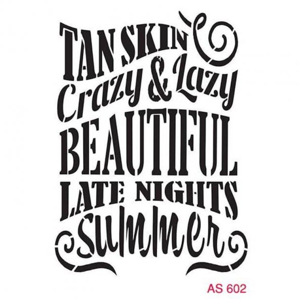 Cadence New Stencil Collection A4 AS-602
